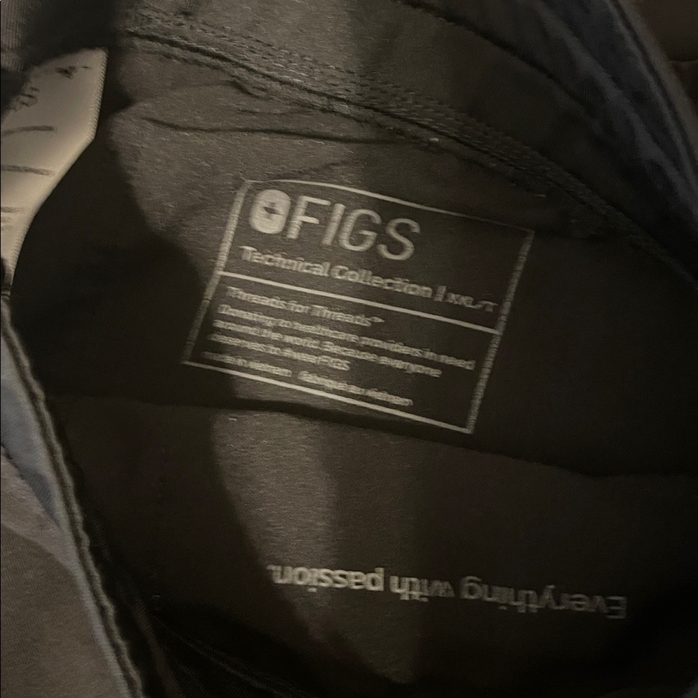Figs Black Technical Scrub Pants - image 2